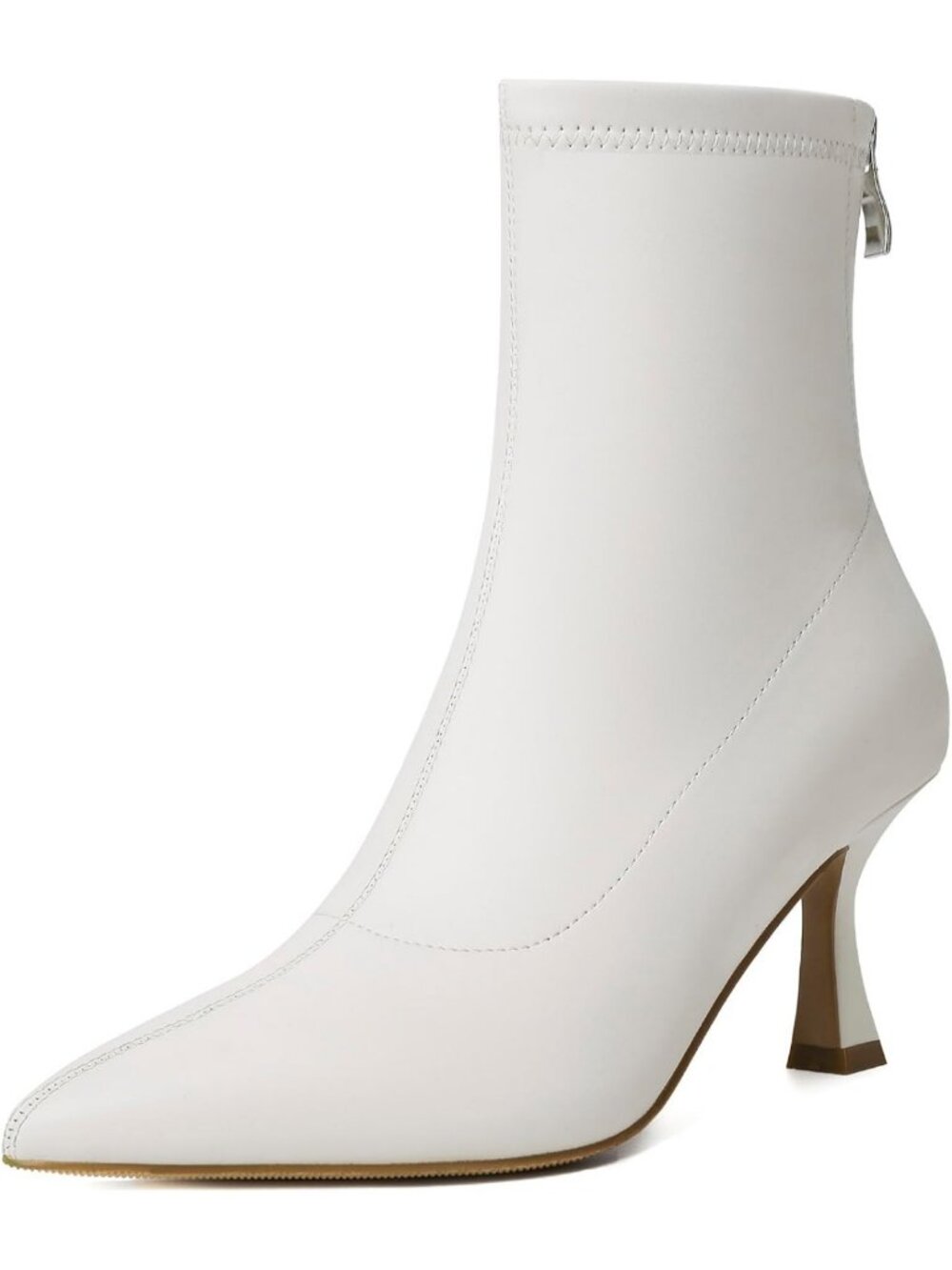 Chic Ankle Boots for Women - Kitten Heel, Pointed Toe Booties, Stylish Footwear